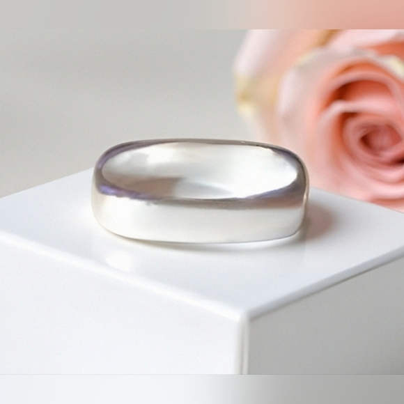 Sterling Silver Square ring - Picture 1 of 7